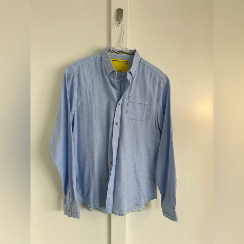 Descendant of Thieves Blue Dress Shirt
